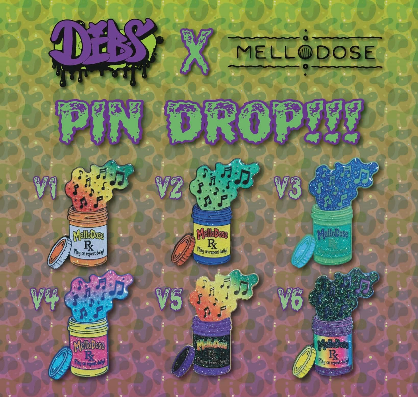 MELLODOSE RX SCRIPT BOTTLE PIN