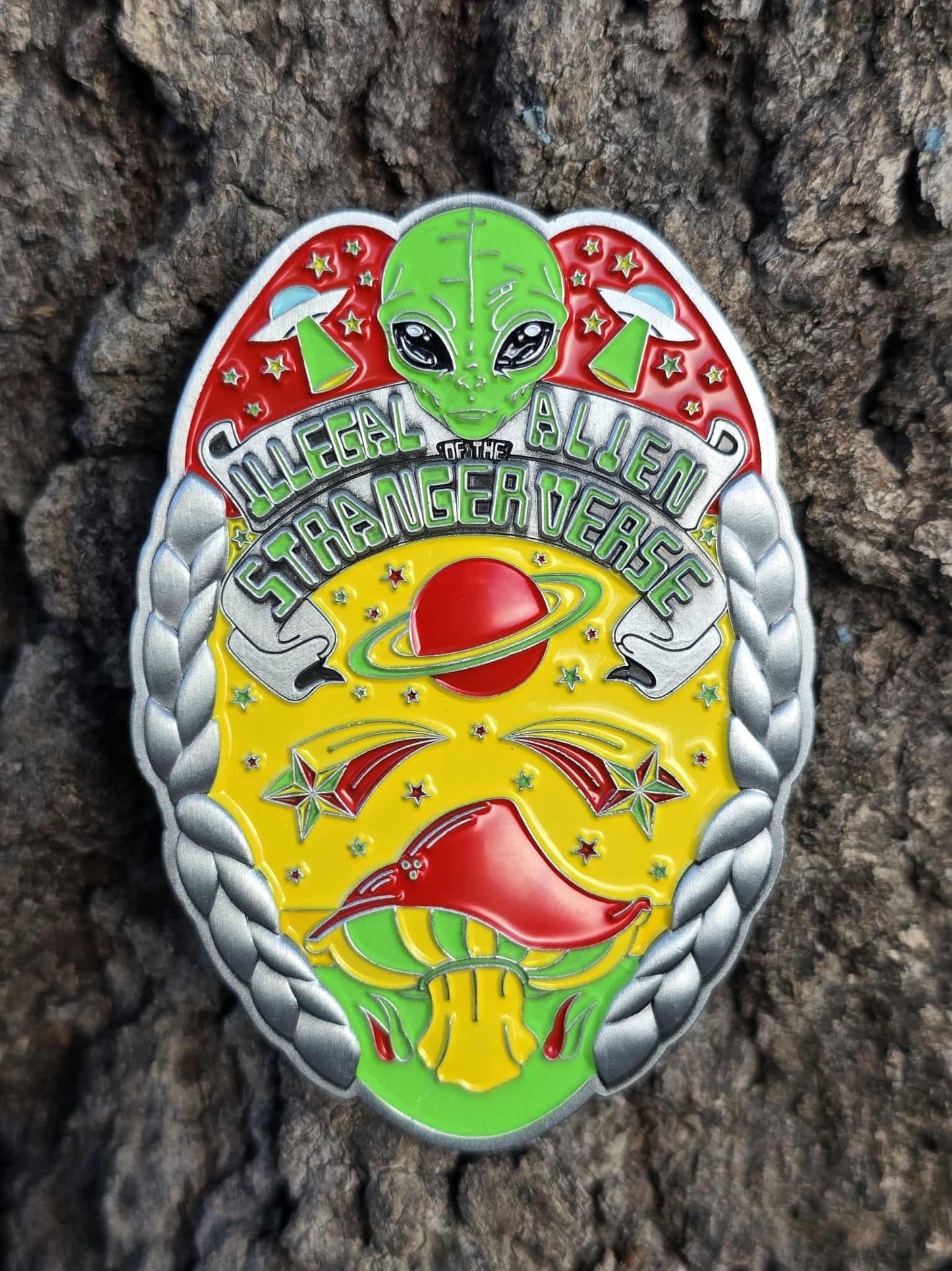 Illegal Alien of the Strangerverse Shields