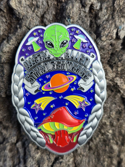 Illegal Alien of the Strangerverse Shields